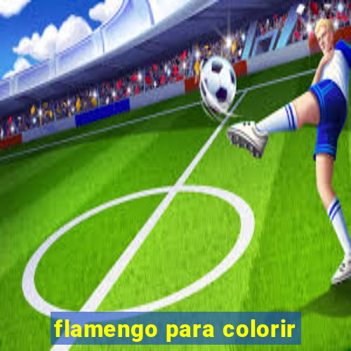 flamengo para colorir